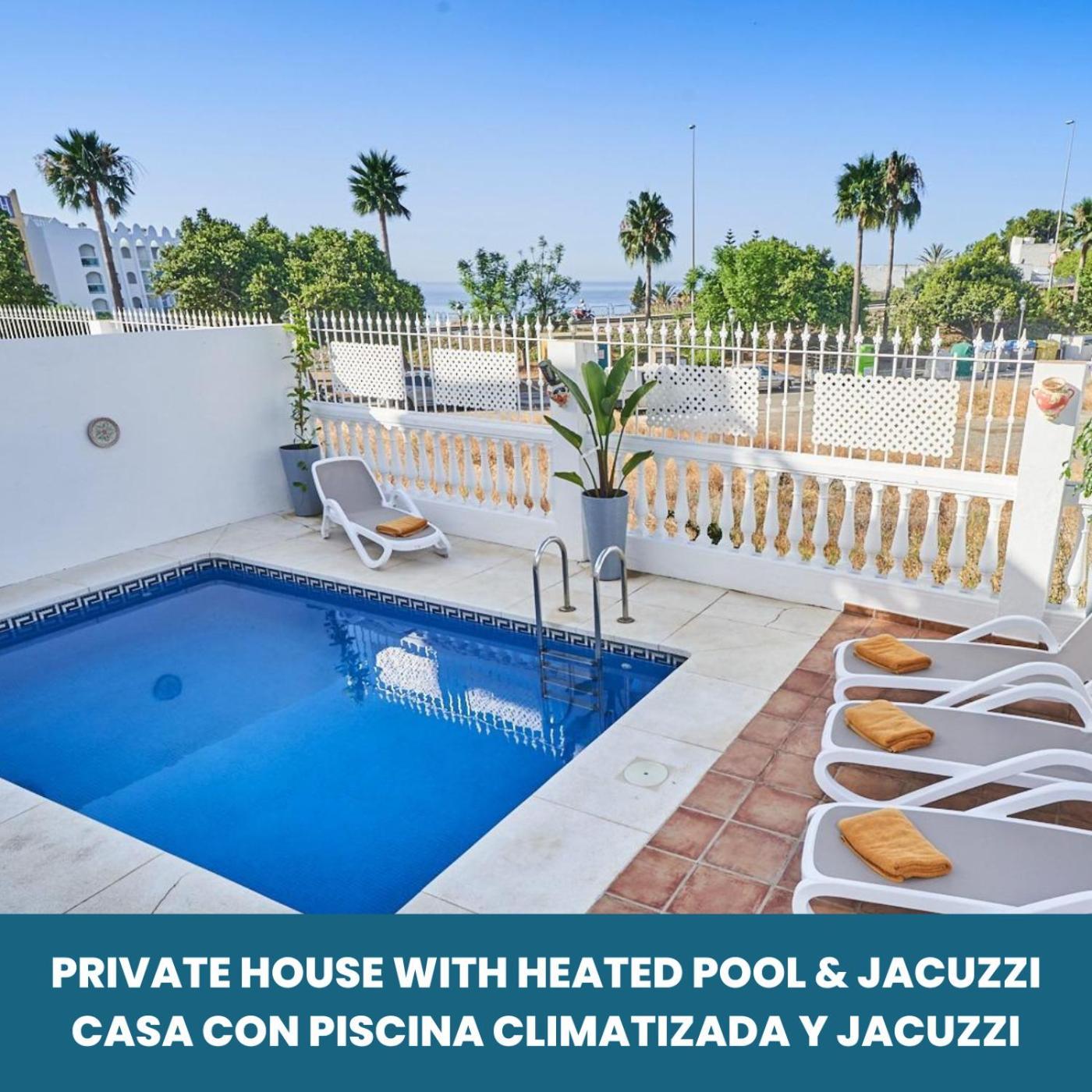 Villa Pura - Private Jacuzzi & Heated Pool Nerja Eksteriør bilde